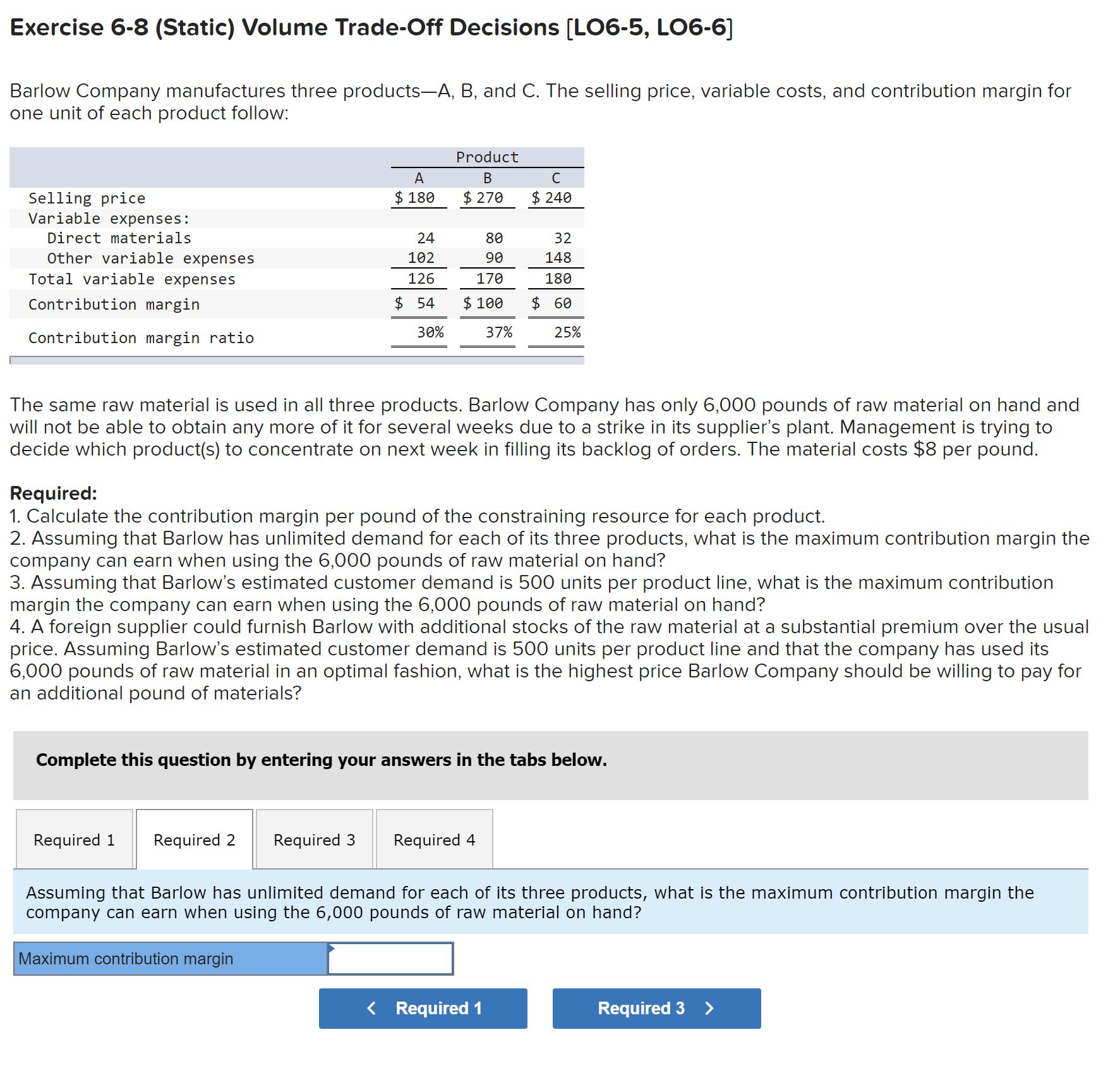 materials 3 436,366 $ 251,766 $ 688,666 Direct labor $ 266,666 $