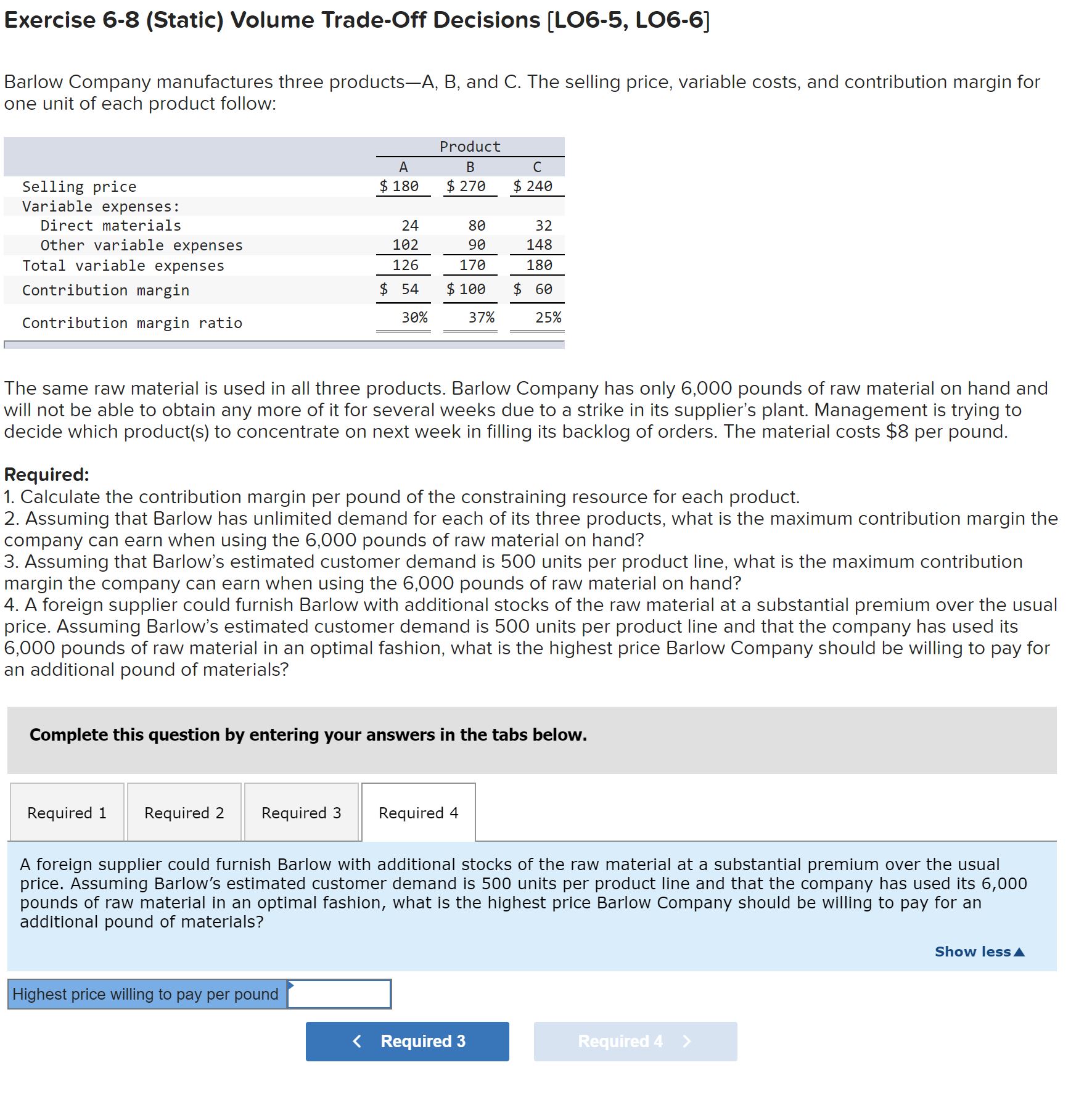 company has created an activitybased costing system to evaluate the profitability of