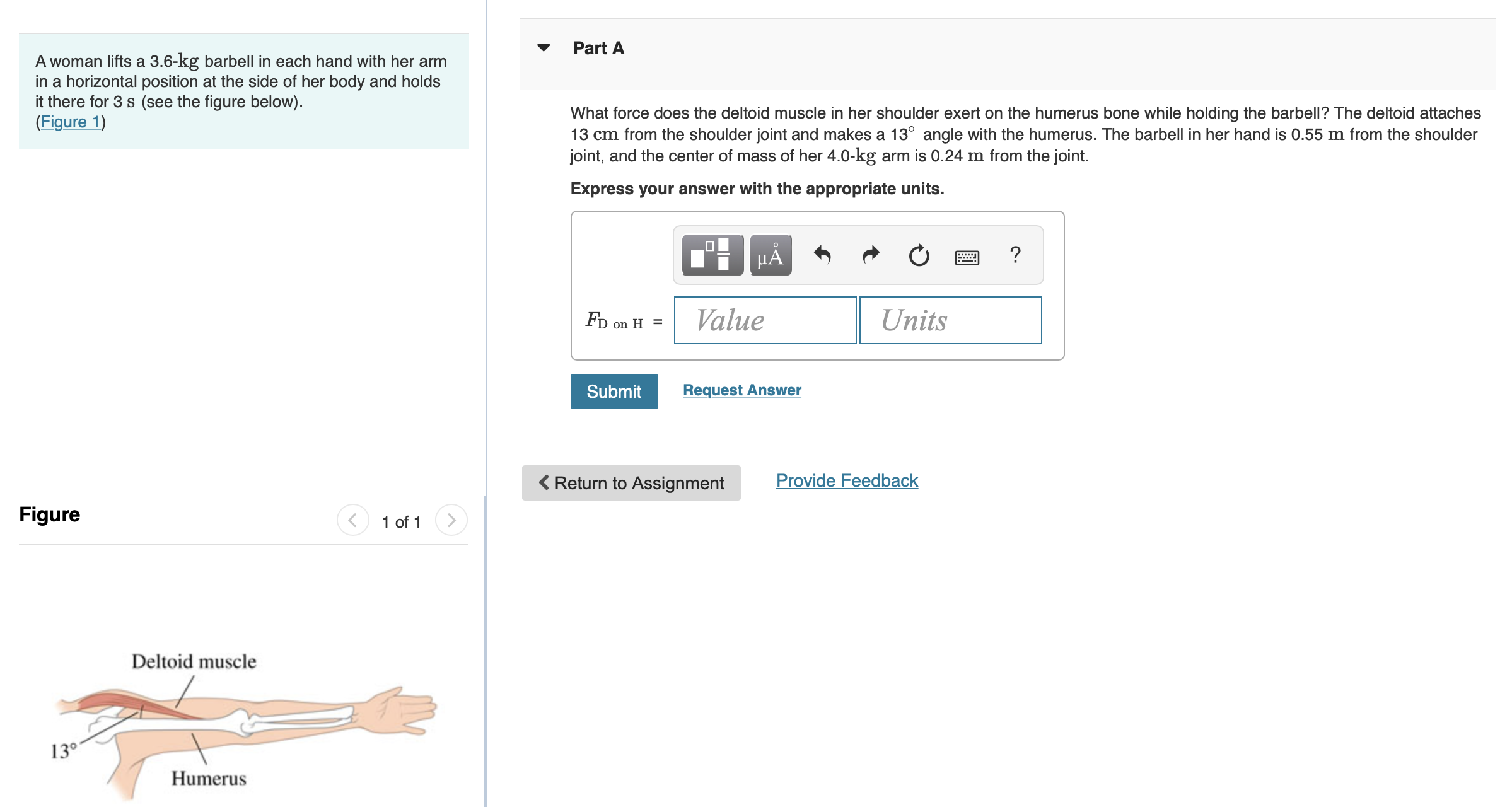 the figure below has a mass 3 of 28 kg and its