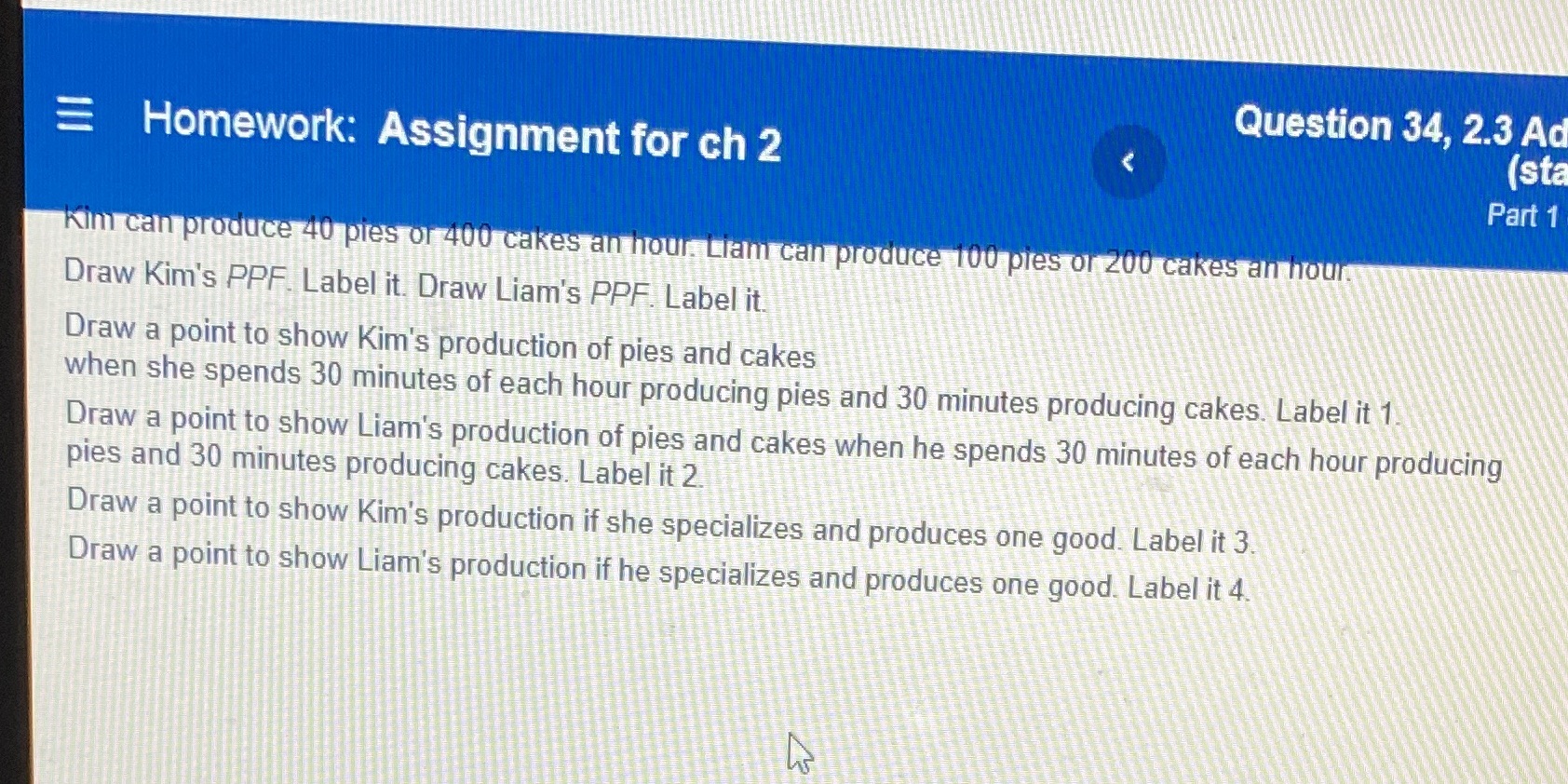 Question 34, 2.3 Ad Homework: Assignment for ch 2 (sta Part