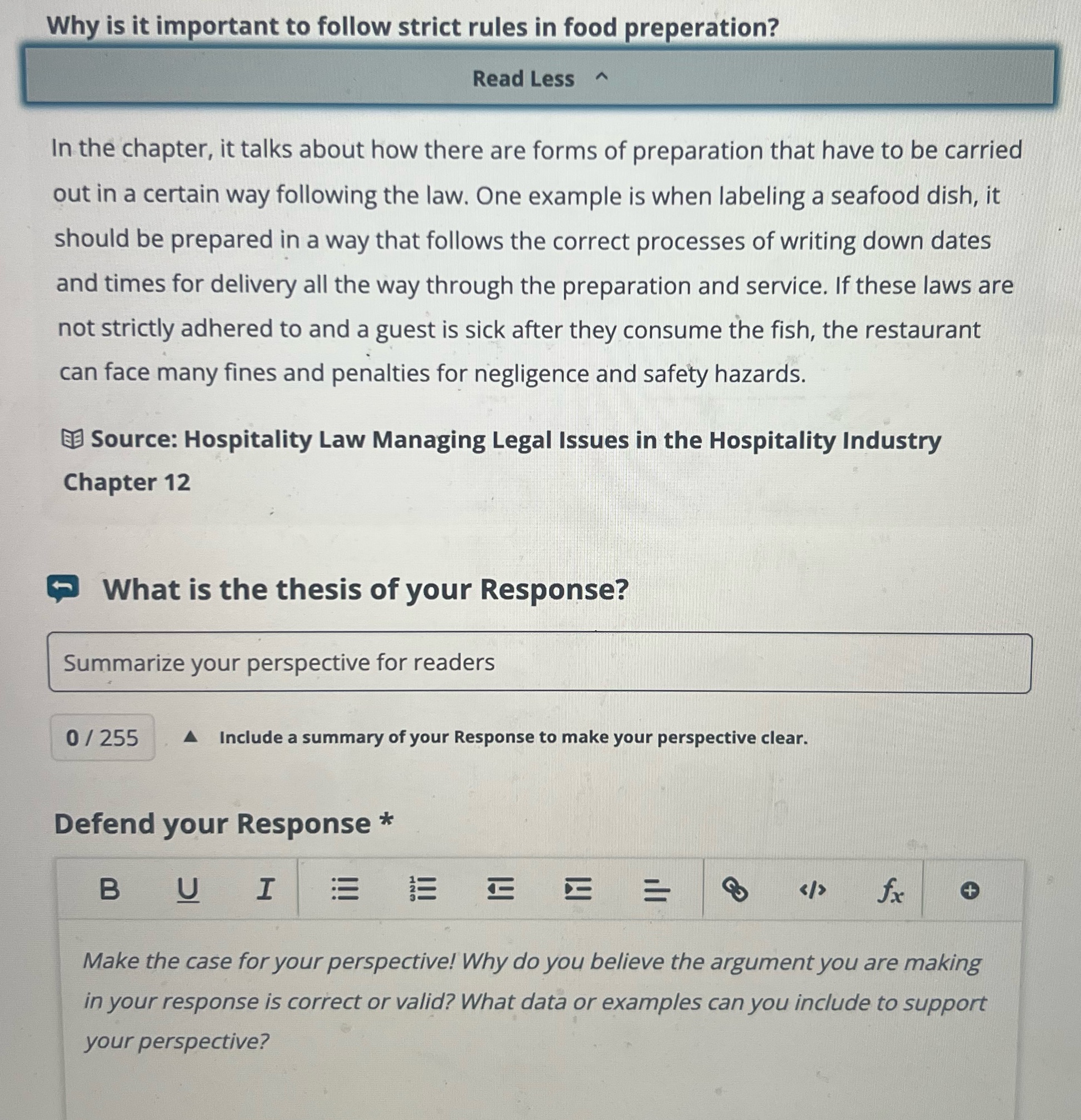 Respond with Thesis and defend it Why is it important to follow