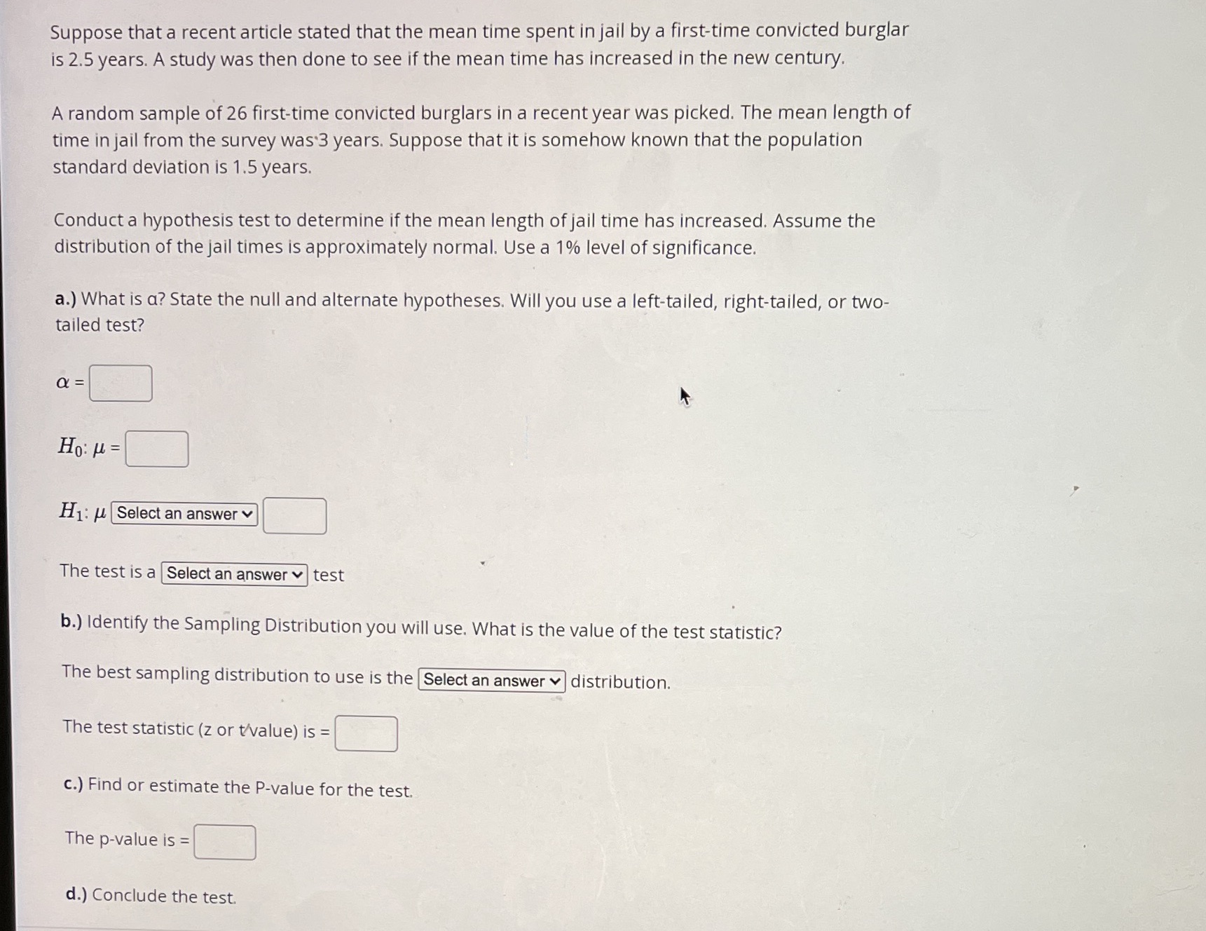 Suppose that a recent article stated that the mean time spent