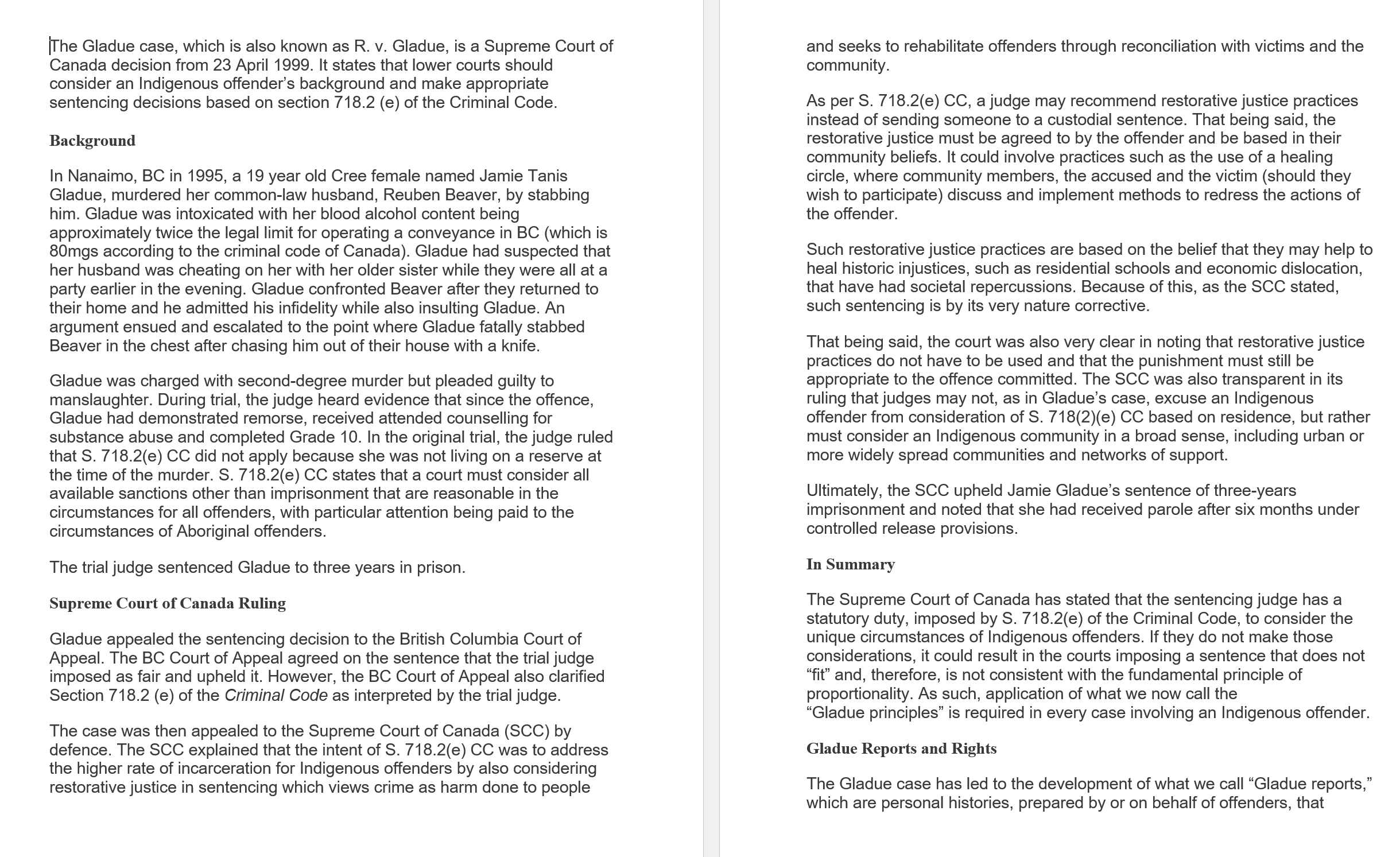 Explains 2 legal issues in this case, including how it relates to