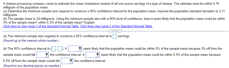 = 29. = Click the icon to view the t-distribution table. (Round