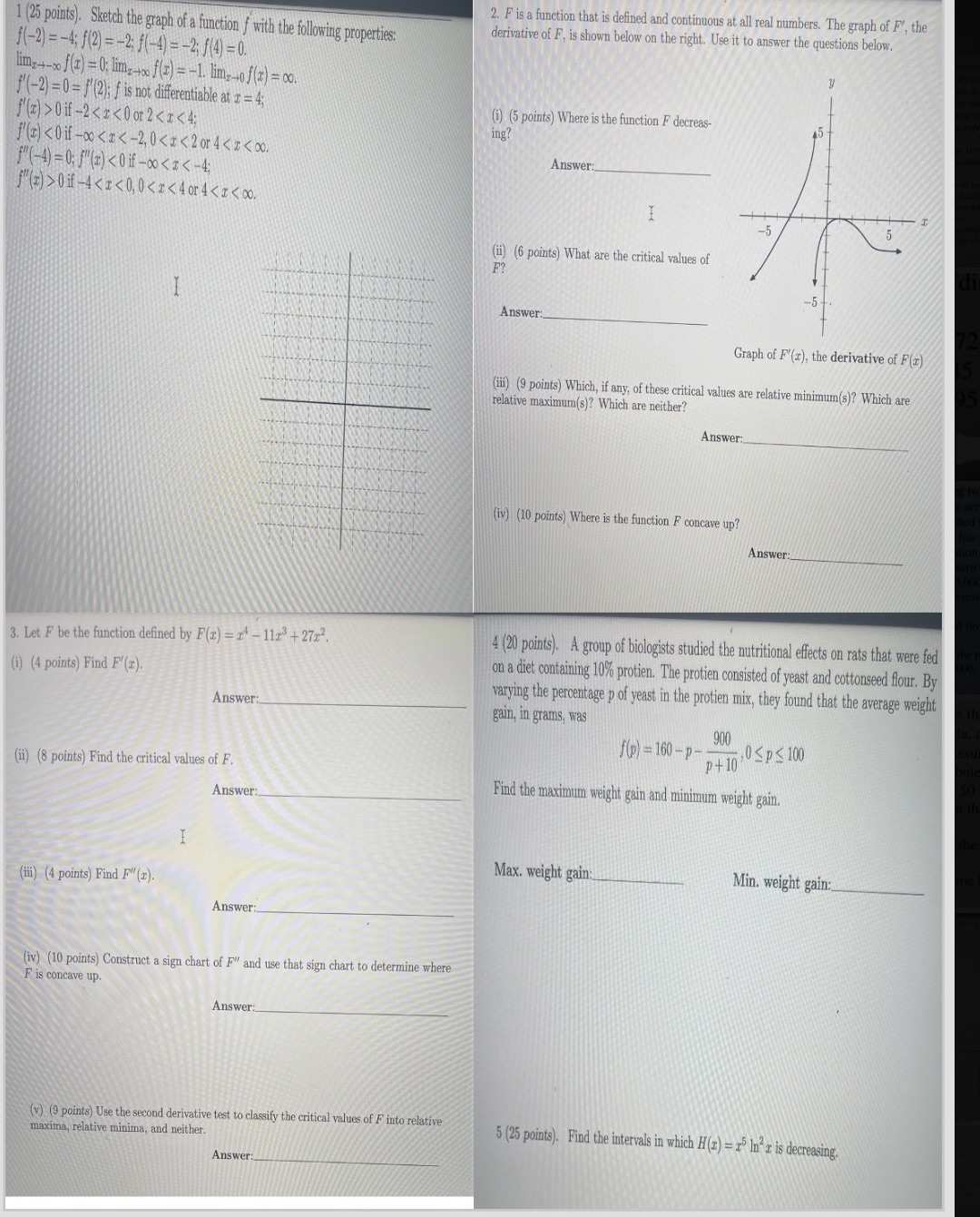  2. F is a function that is defined and continuous at