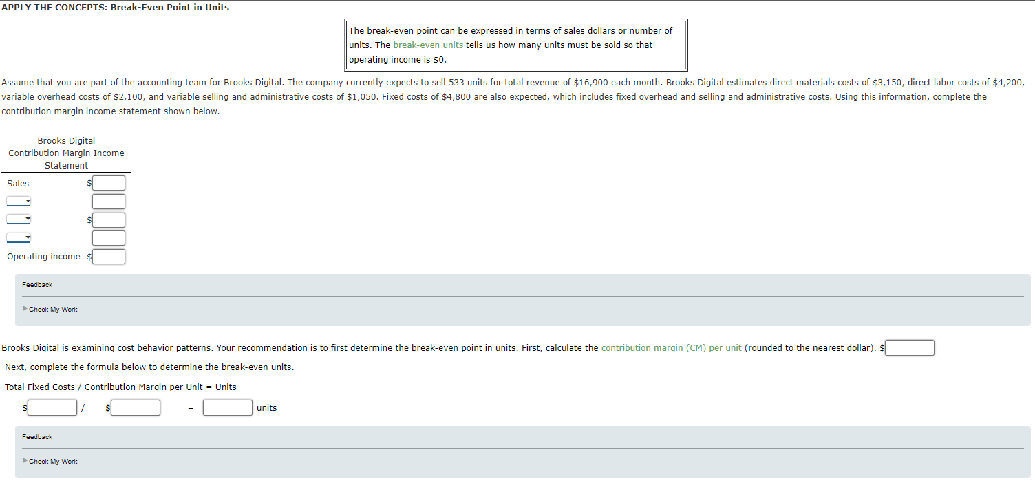 $ XXX Feedback Check My Work Review the components of the Contribution
