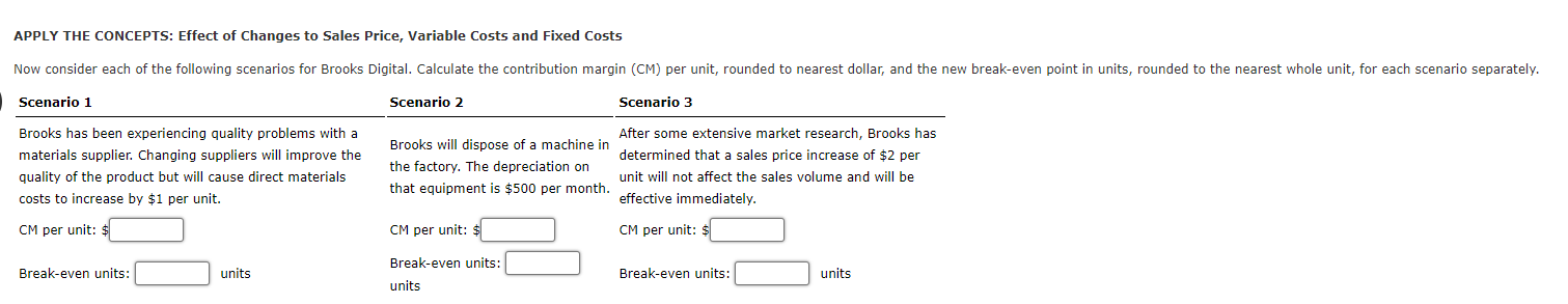between sales and variable costs. Contribution margin is the amount that is
