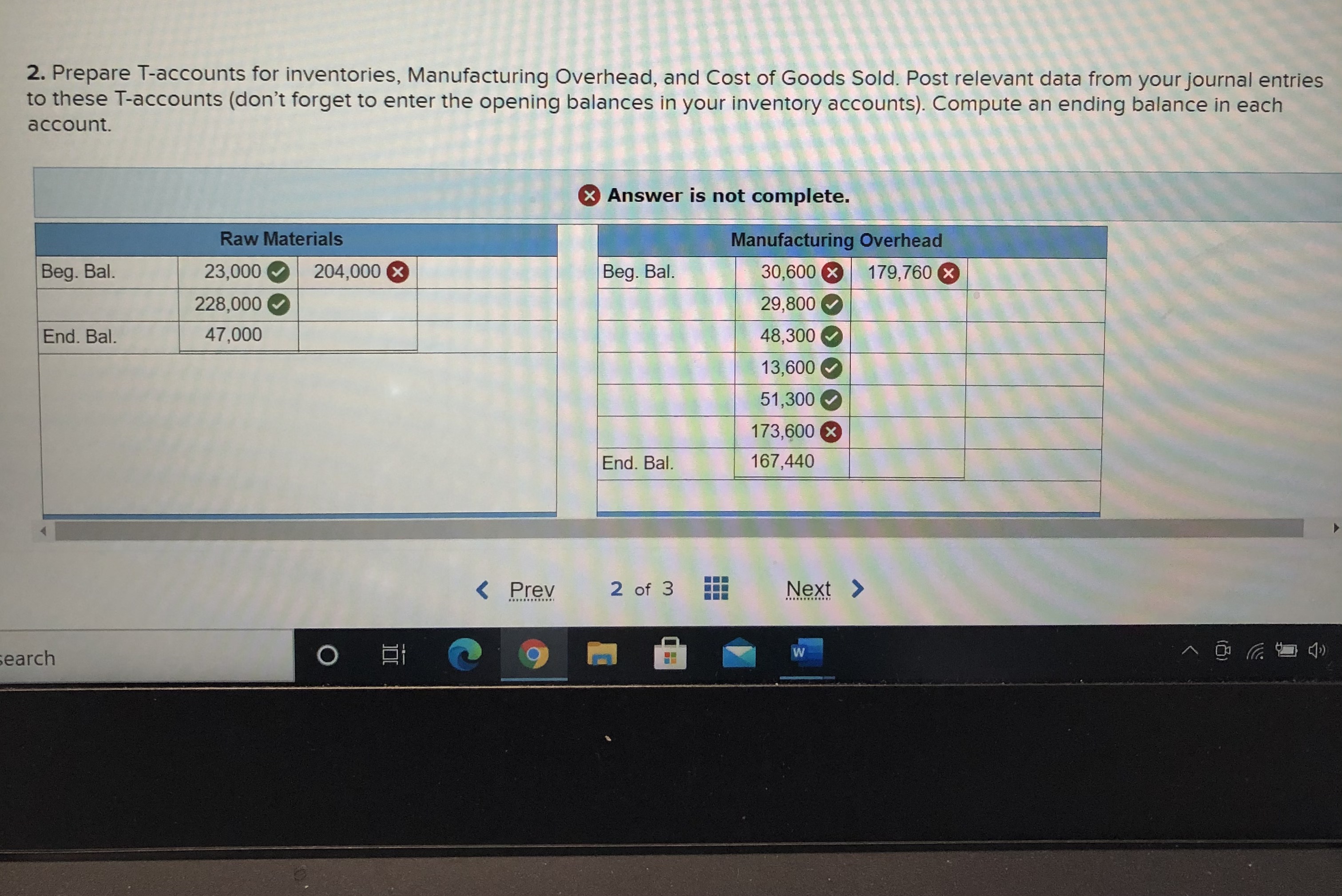 got wrong that need to be fixed. Question:Ravsten Company uses a job-order