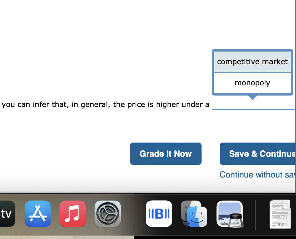 Due to the structure of the market, the vendors as price takers