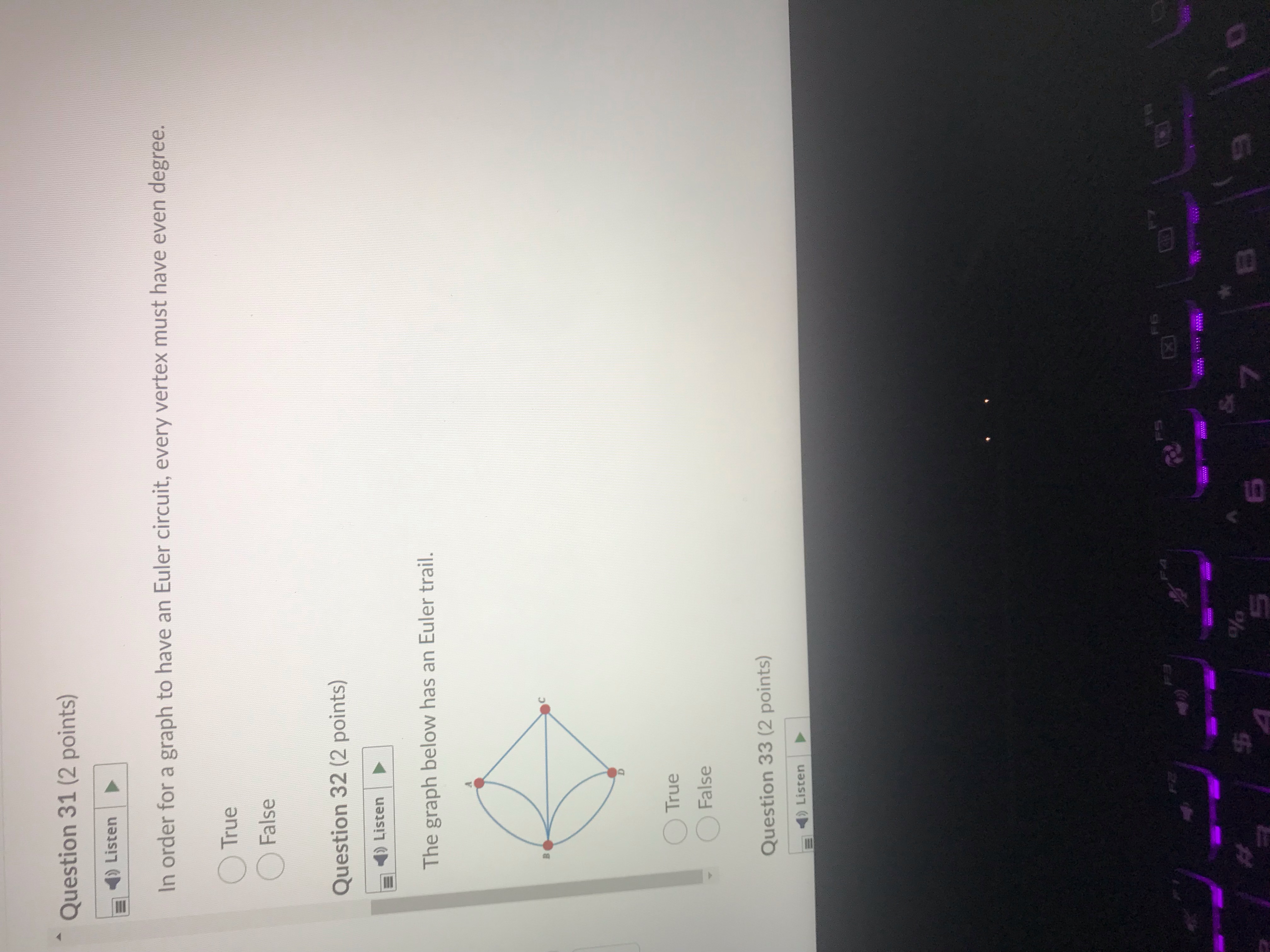 is false? OR is reflexive. R is symmetric. OR is transitive. Question