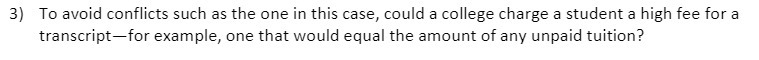  3] To avoid conflicts such as the one in this case,