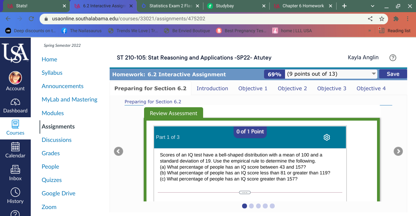 2 Flas X 8 Studybay X IS) Chapter 6 Homework X +