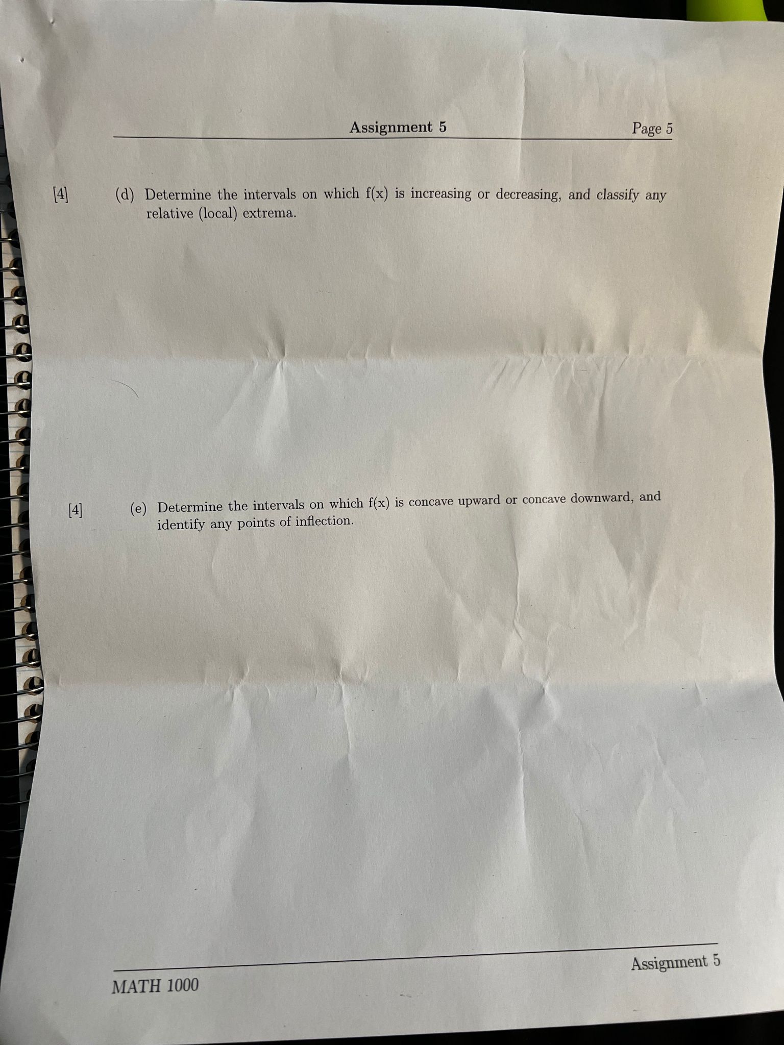 and y- intercepts of the graph of f(x), if any [4] (b)