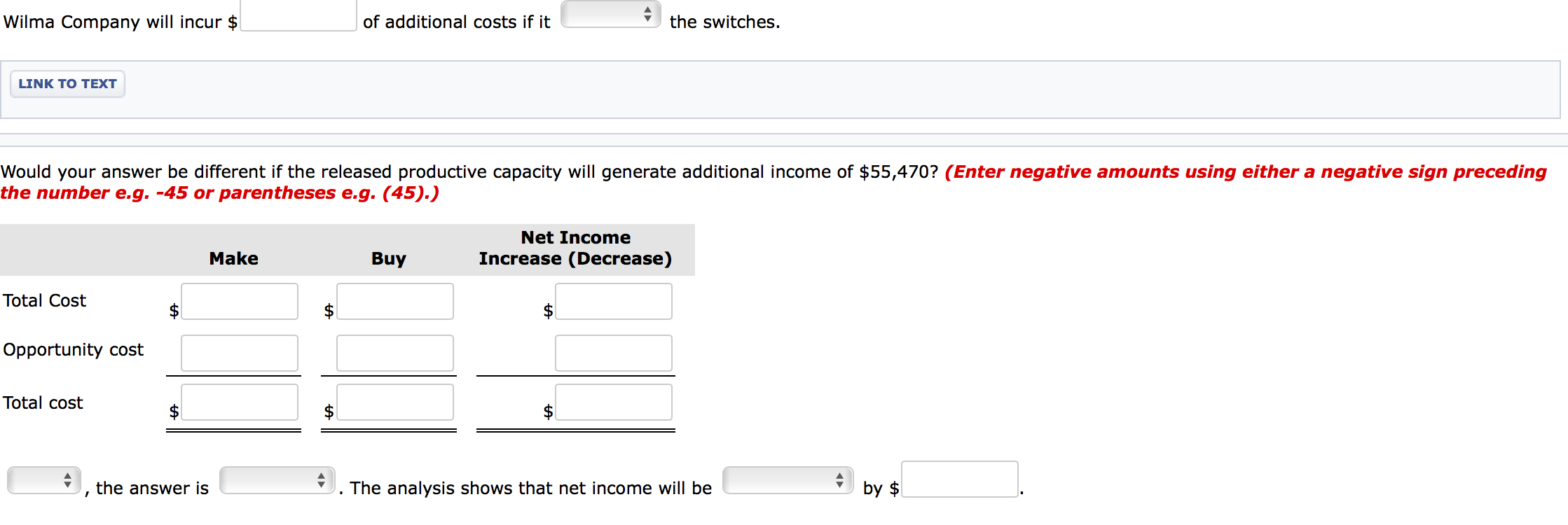 problem. Do It! Review 7-3 Wilma Company must decide whether to make