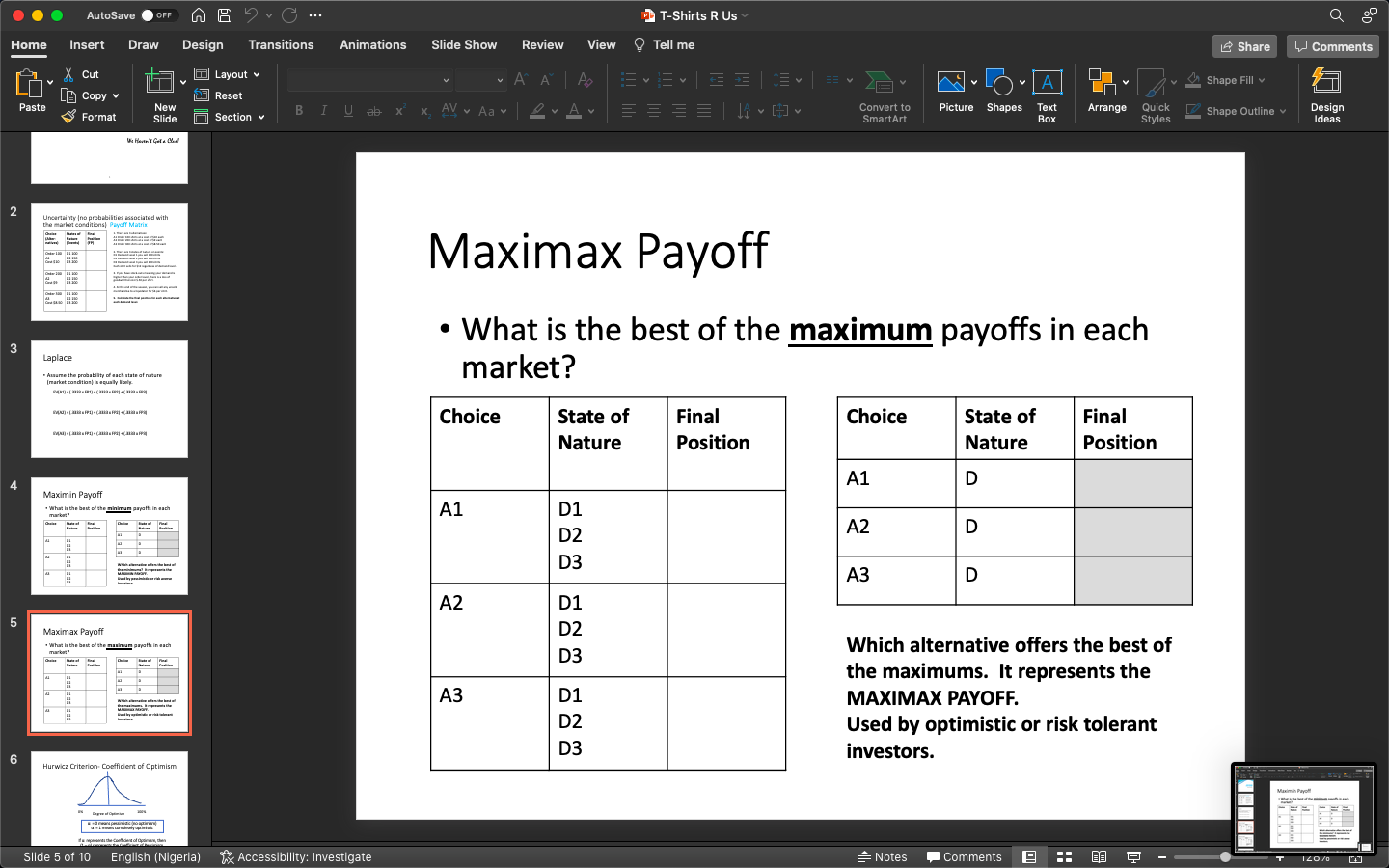 decision problems have certain common characteristics.These four items below constitute a formal