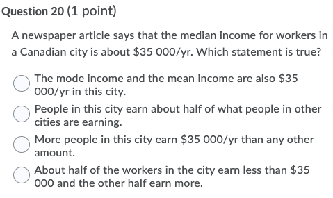 of using a weighted mean? C A weighted mean can help you