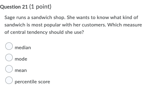 compare results when scores are given for more than one category. O