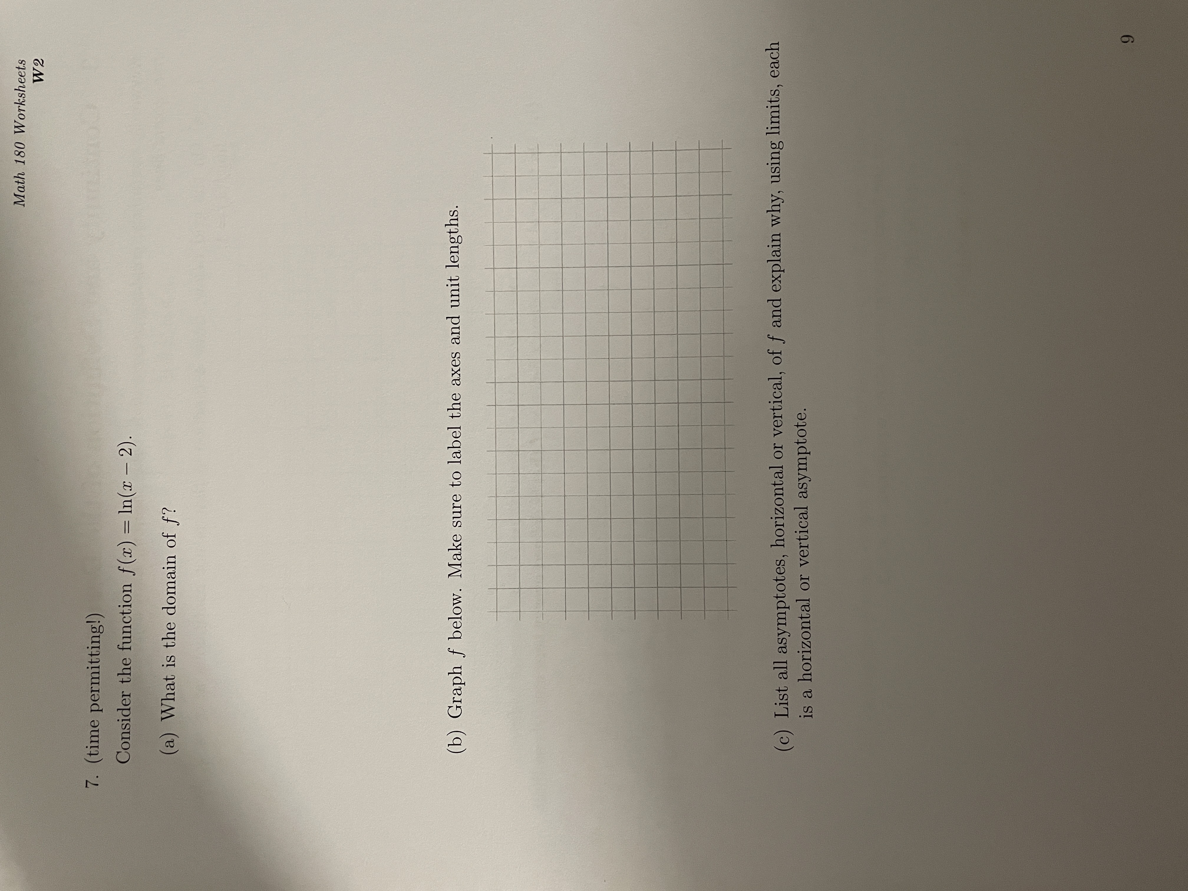 2 2 - 6x + 5 (a) List any vertical asymptotes of