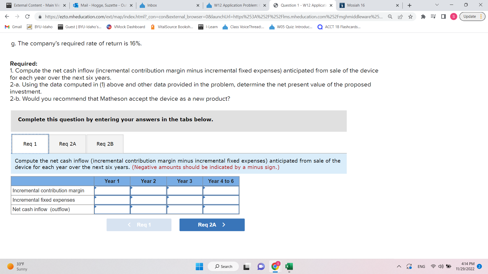 - Out X | Inbox X illin W12 Application Problem: ( X