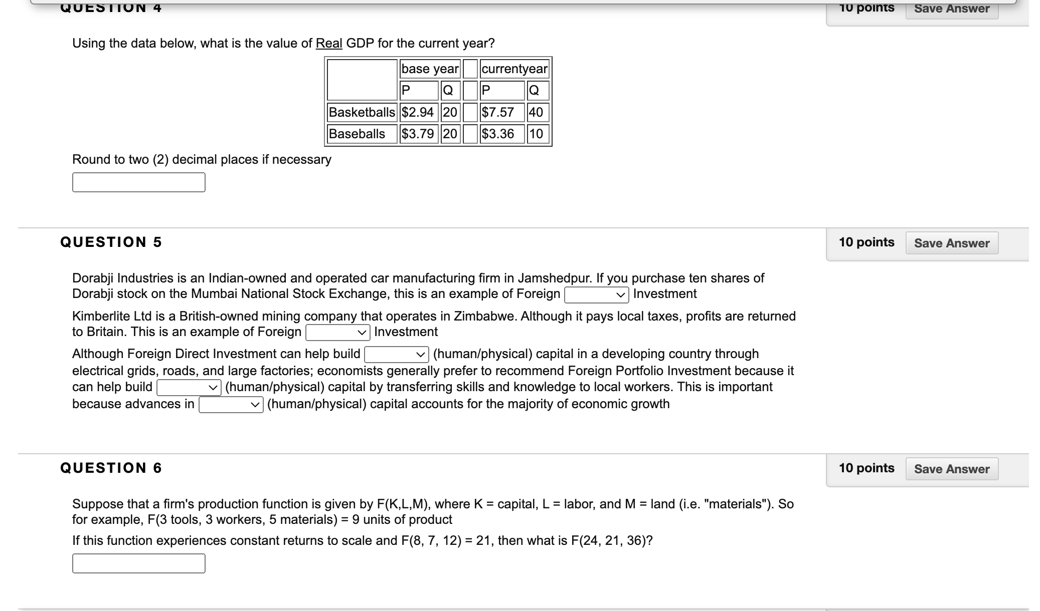most stable component of GDP Net Exports v represents the foreign component