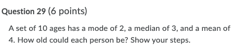 you so much! Question 26 (1 point) A basketball team scored these