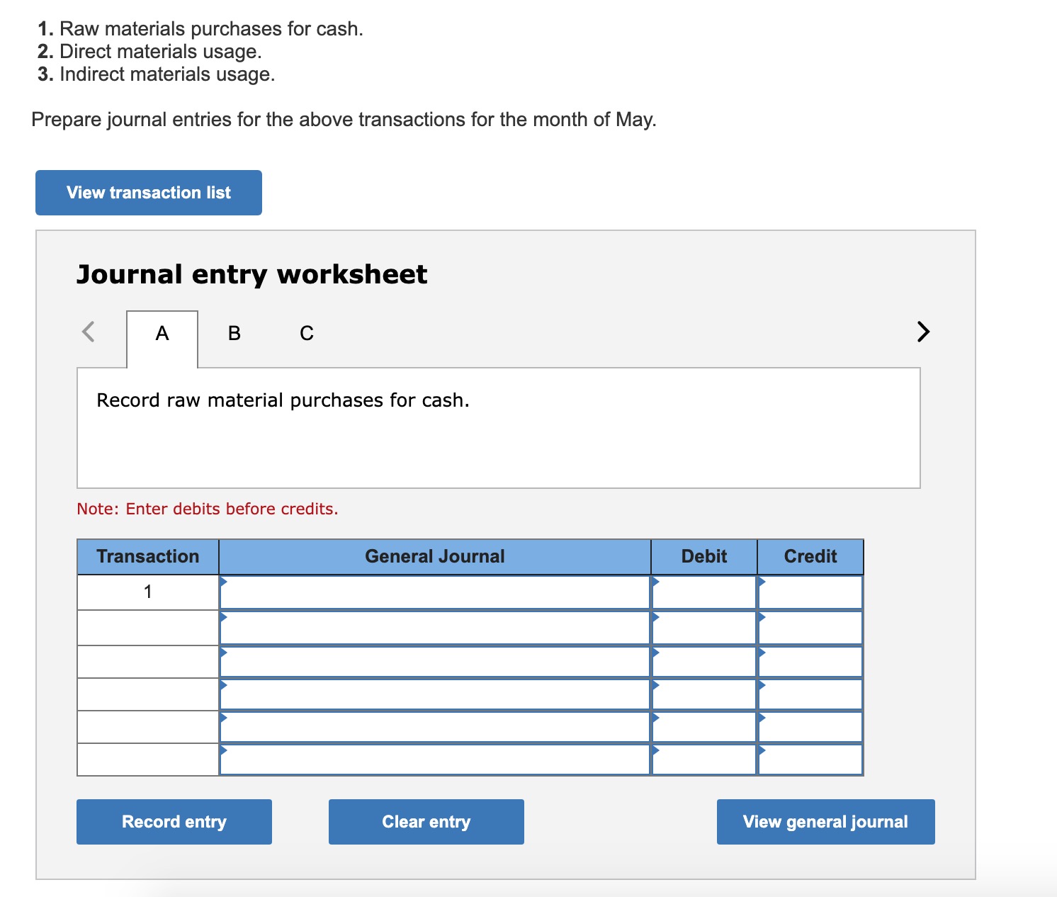 Other overhead costs 107,500 Sales (received in cash) 1,500,000 Predetermined overhead rate