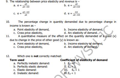 En =(#). 4. The coefficient of elasticity of demand ranges from- a.