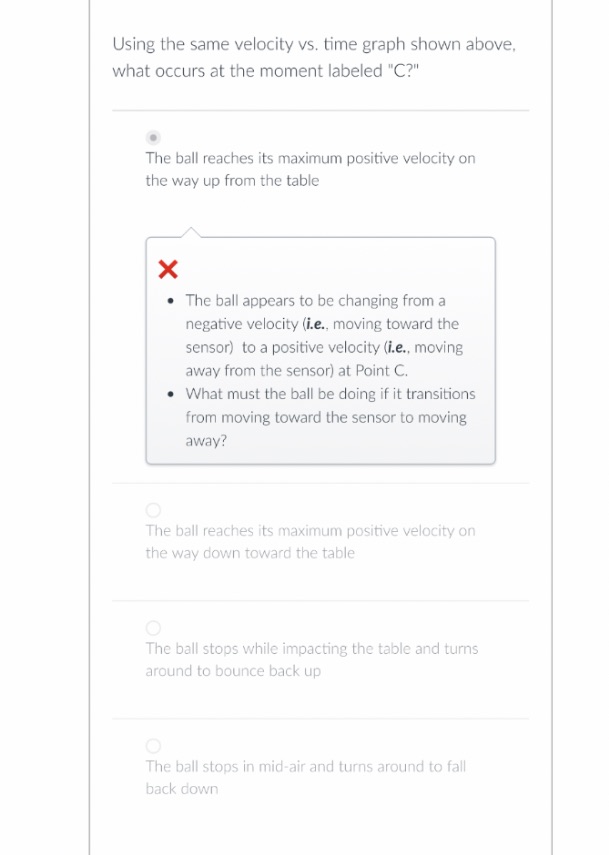 What occurs during label C? (For reference: A&B are incorrect which means
