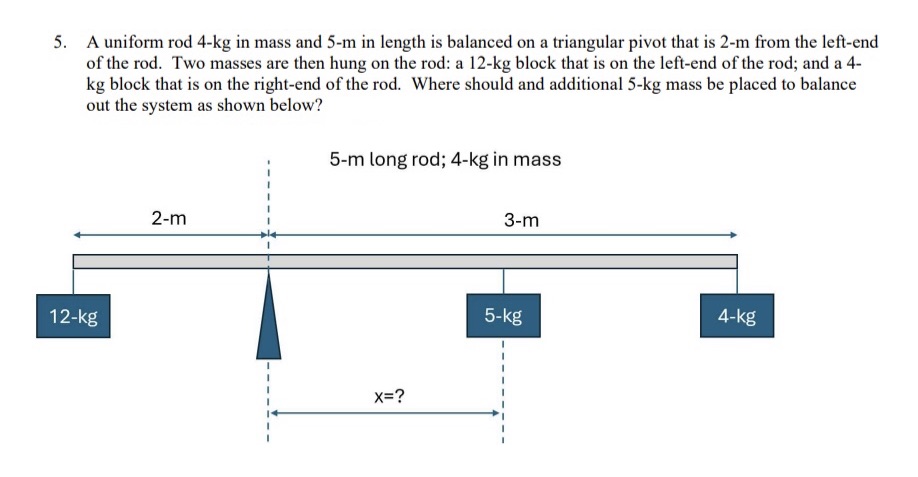 Help me solve it step by step, thanks in advance 5. A