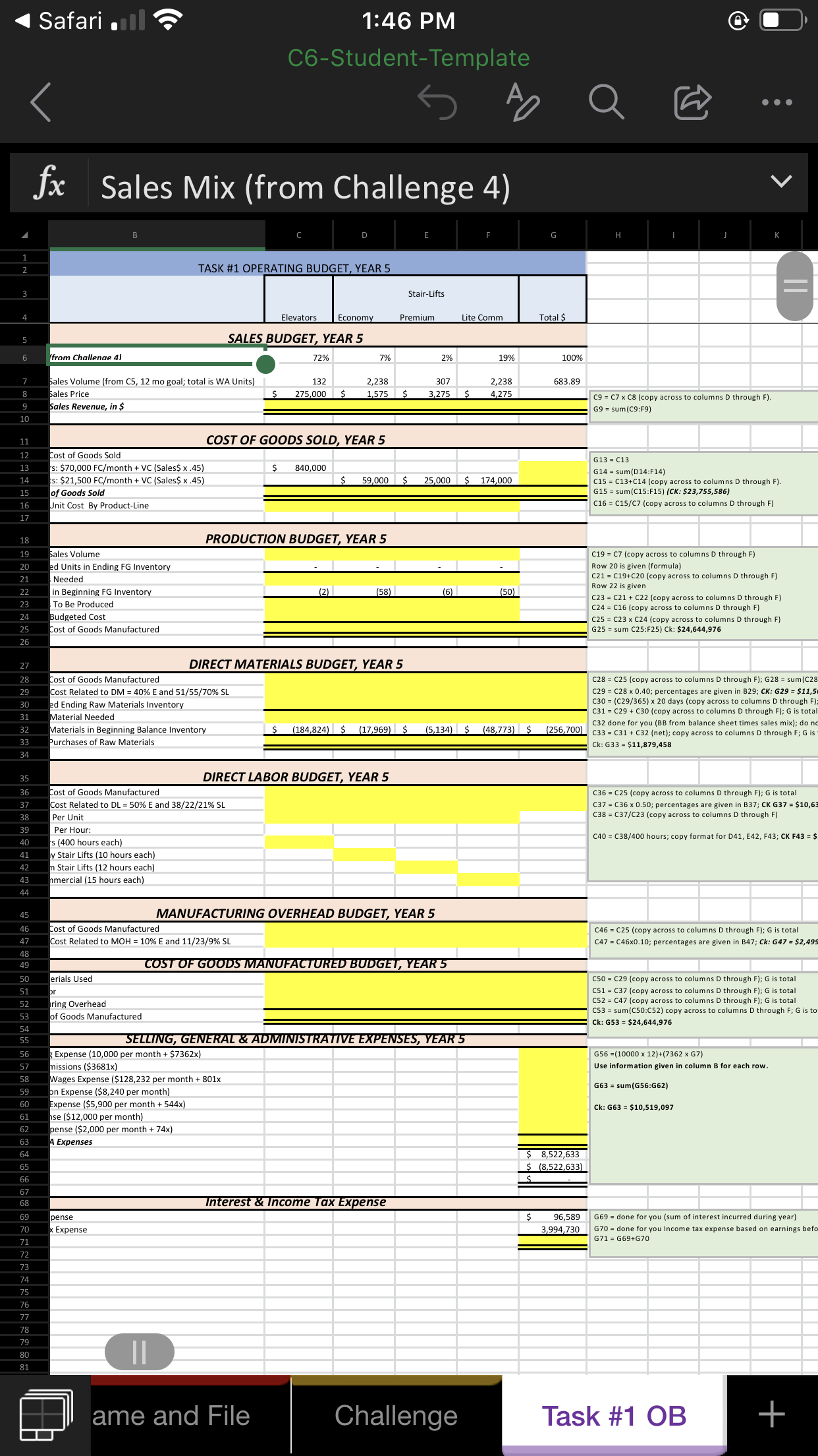 Q . . . fx V O B C D E G