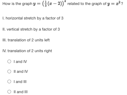 of the following statements is correct about the comparison of the graphs