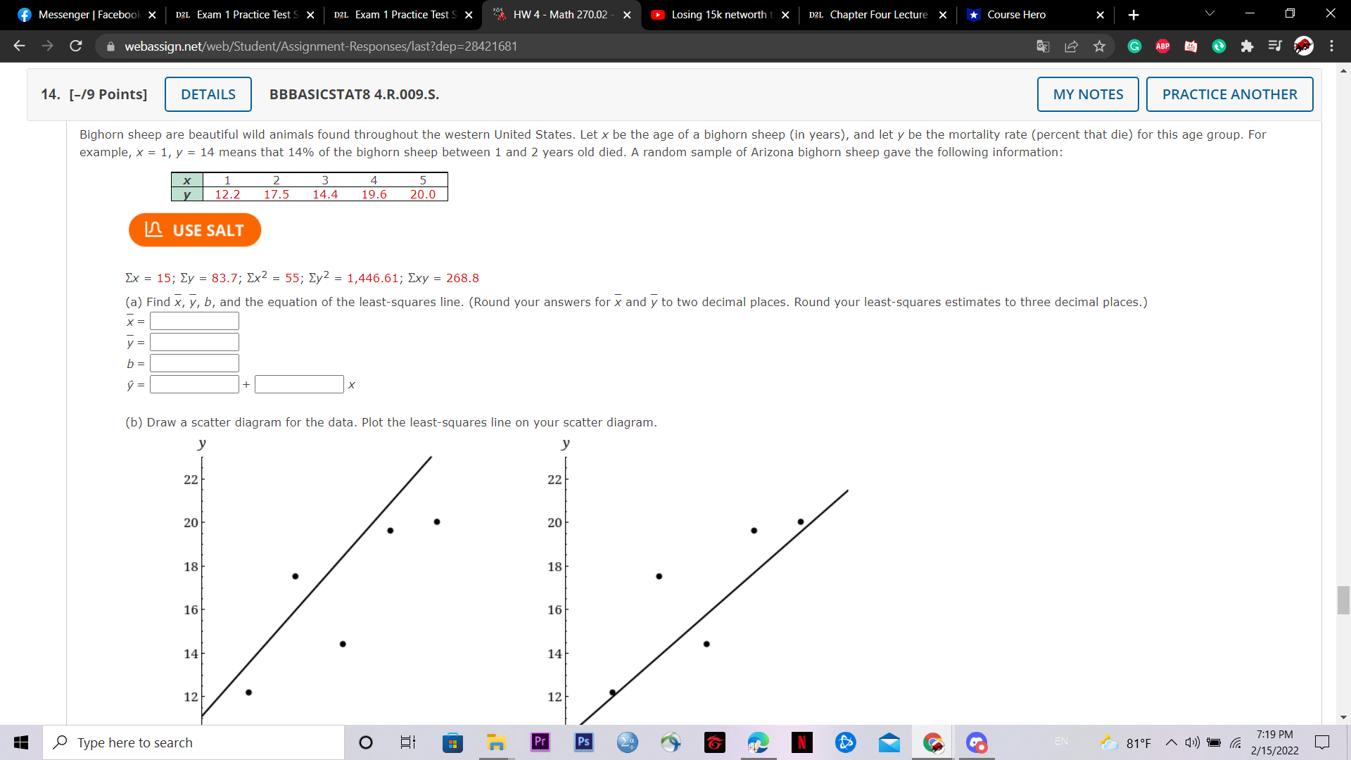 Lecture X *Course Hero X X webassign.net/web/Student/Assignment-Responses/last?dep=28421681 G ABP 14. [-/9 Points]