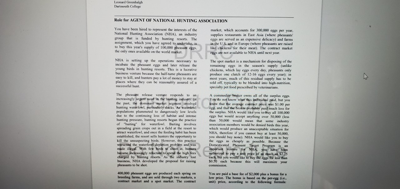  A Negotiation Preparation ChecklistAnalyzing Your Perspective 1.What are the other sides