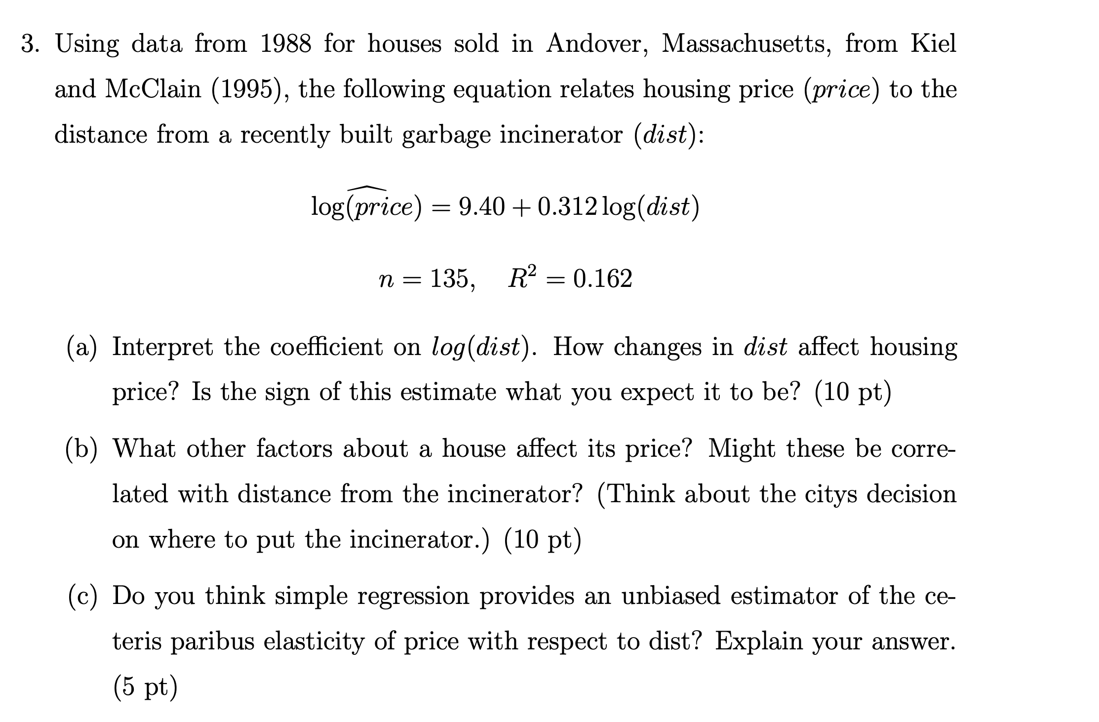 Please answer the following questions and explain. Thanks. 3. Using data from