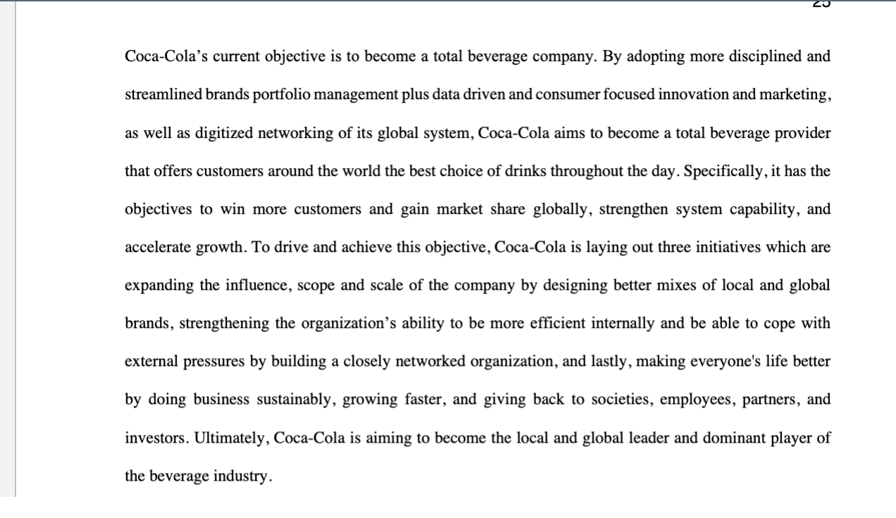 Use this financial table to write a paragraph about the Objective of