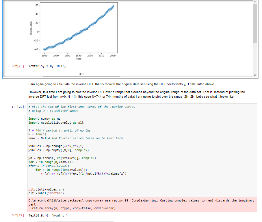 not intuitively obvious what advantage a discrete cosine transform (DCT) has over