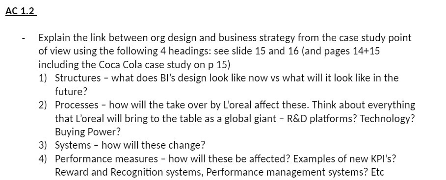 from the case study point of View using the following4 headings: see
