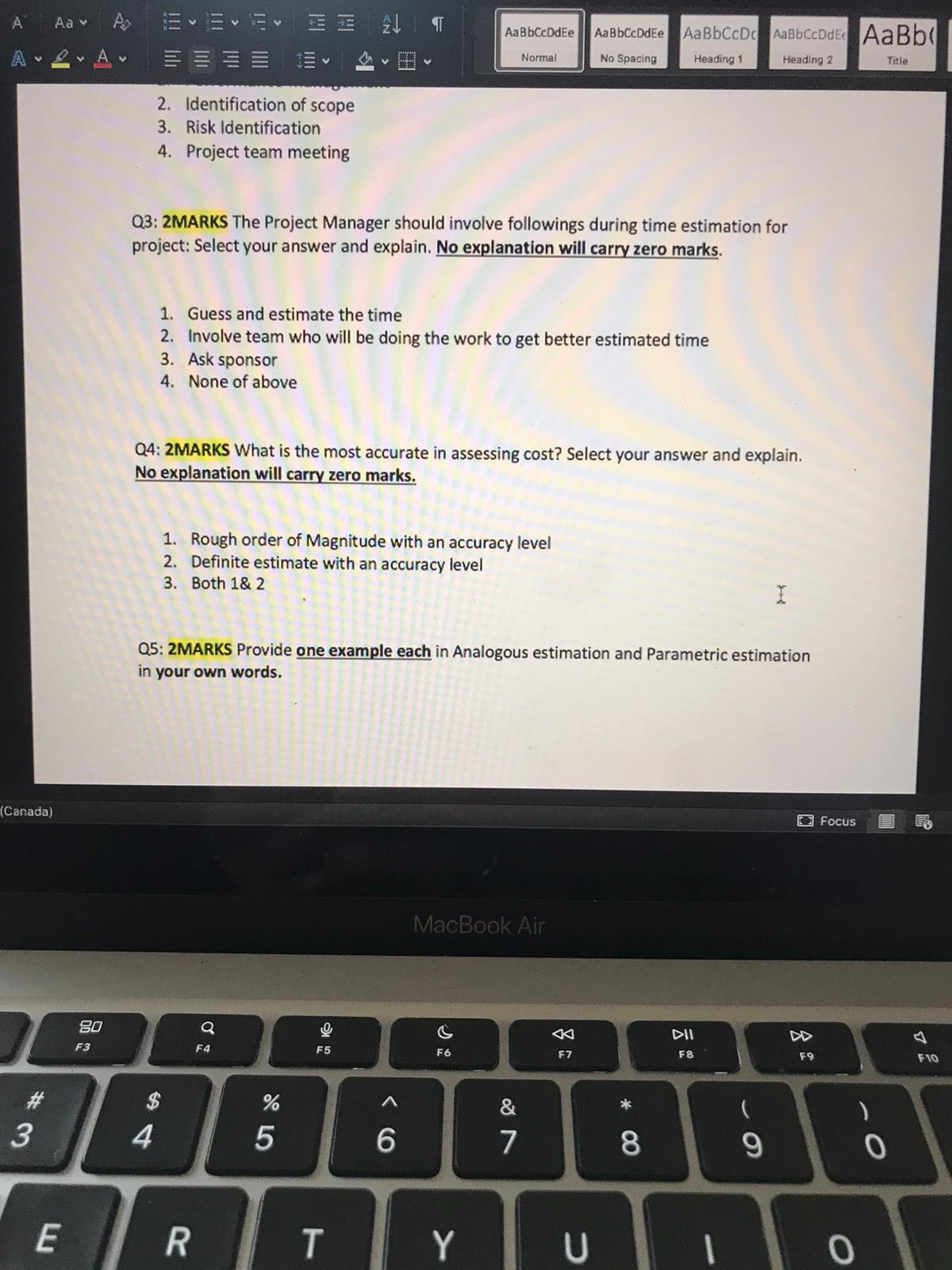 Title Subtit Q1: 2MARKS Explain with example what is cost of conformance