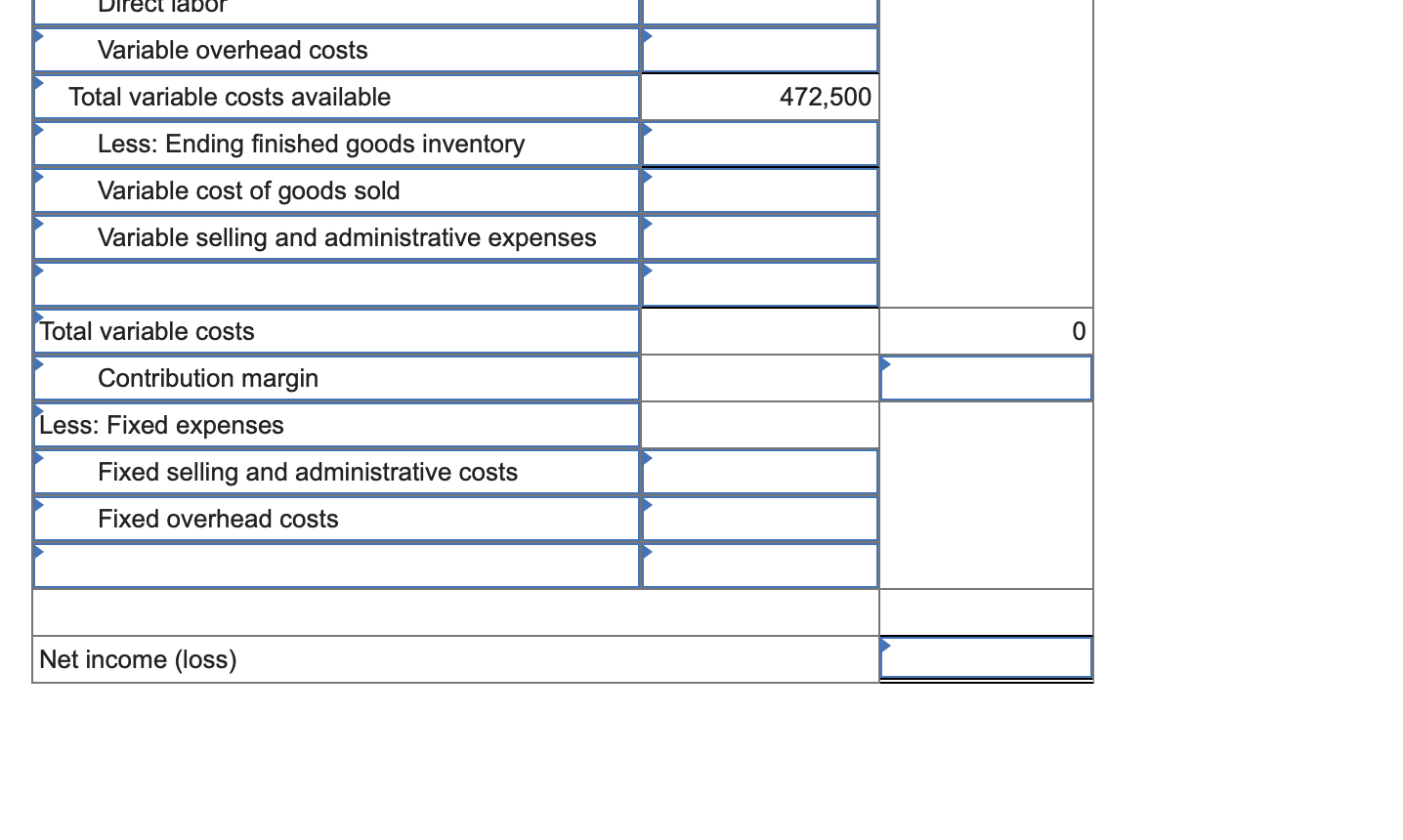 a producer of solid oak tables, reports the following data from its