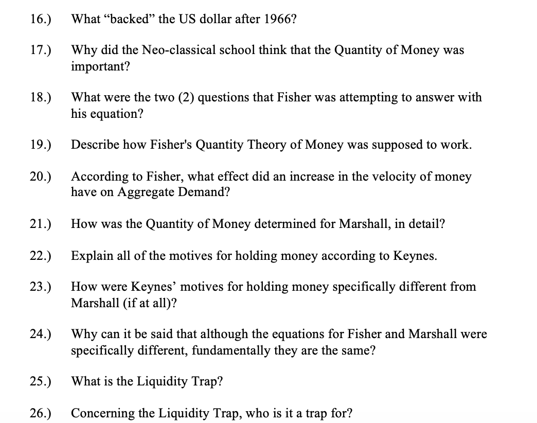 11.) 12.) 13.) 14.) Under what circumstances would people want to hold