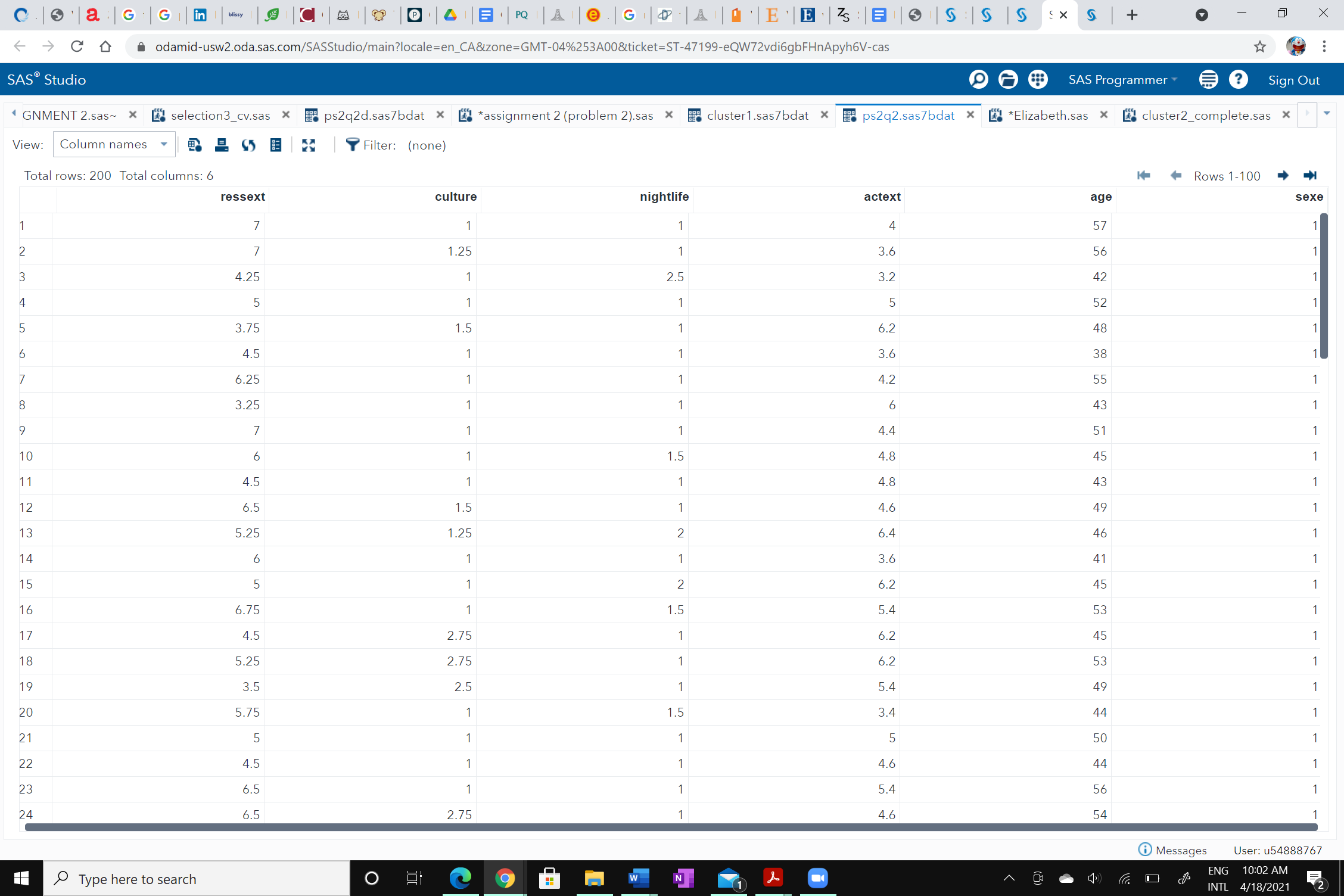 My question is concerning about SAS code. To reduce the number of