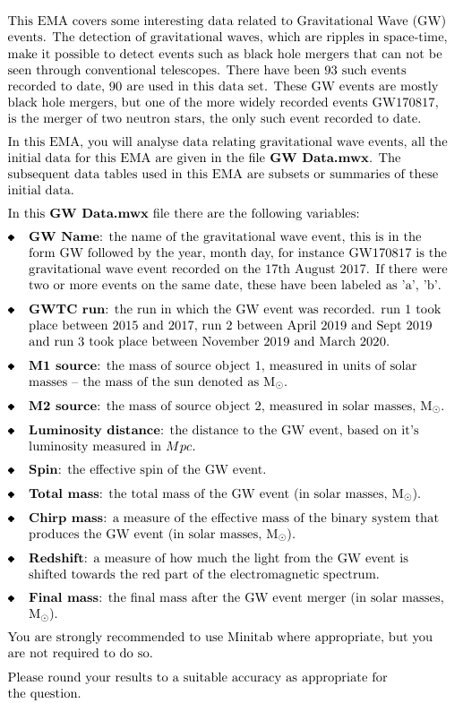 it possible to detect events such as black hole mergers that can