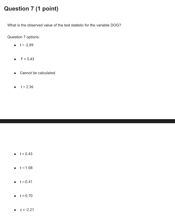 to create the groups. For the regression you must use FOX as