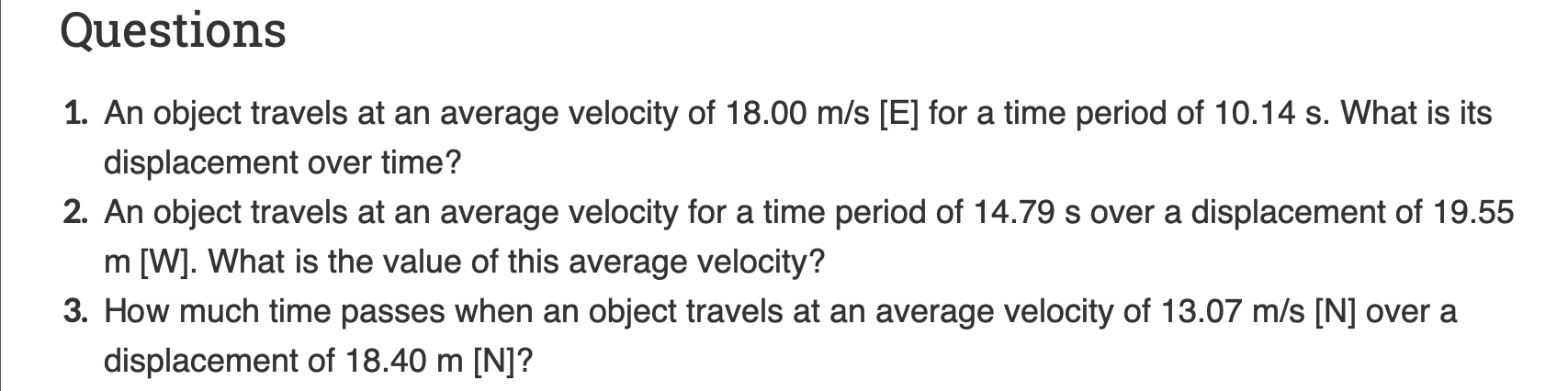 Helloo I need help with these 3 questions. There a speed and