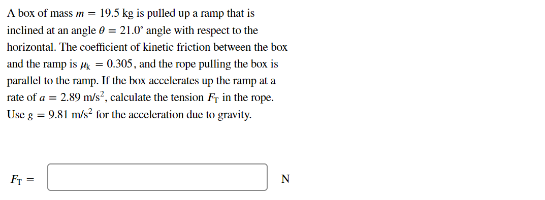 mass of block 2 is my = 11.3 kg, and the coefficient