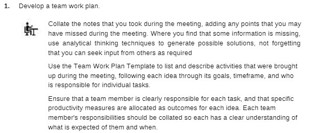 took during the meeting, adding any points that you may have missed