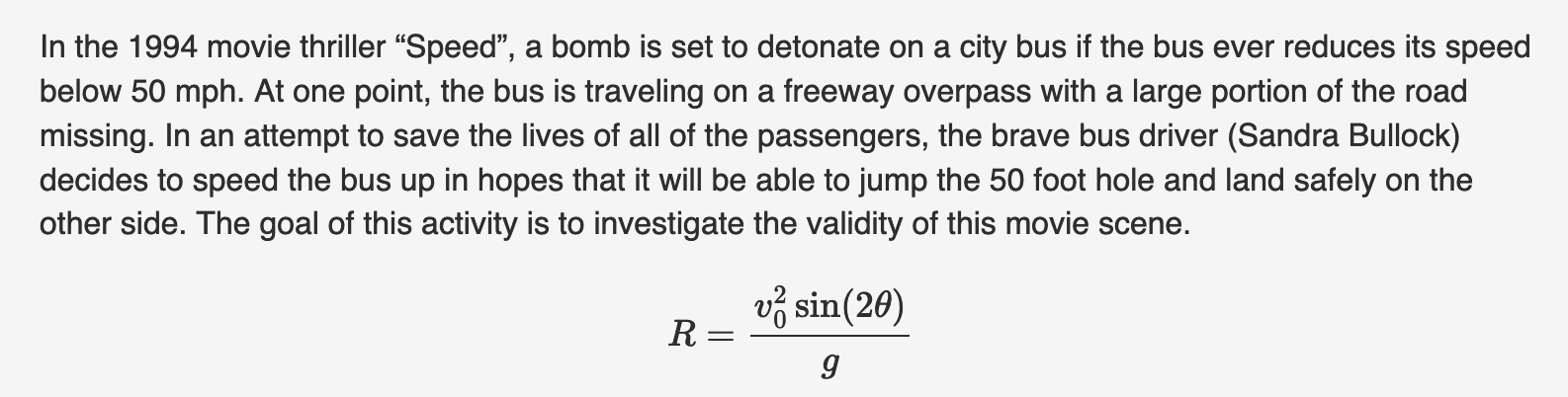 Please writ.e only and make handwriting clear In the 1994 movie thriller