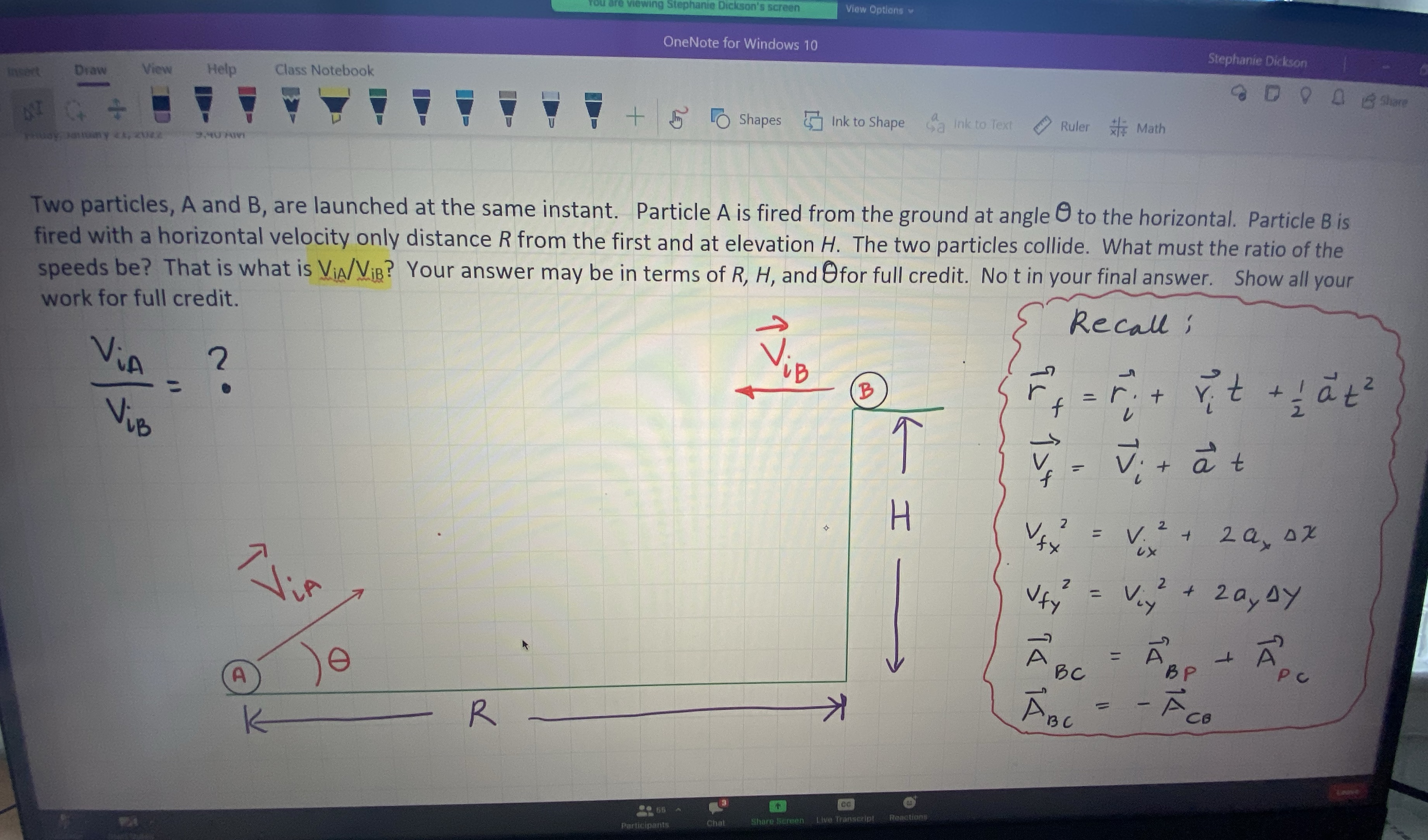 Please show work thanks solve ASAP!!! nile Dickson's screen View Options OneNote