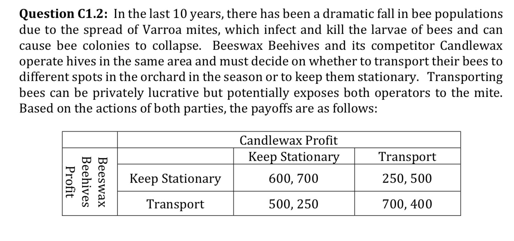 to honey. Hives can be co-located near apple orchards or near orange