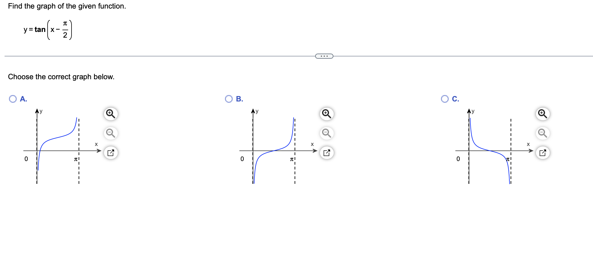 Na 2 2Find the graph of the given function. t 112 =